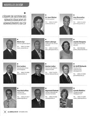   LE JOURNAL DU CSF, 2006   , page 8