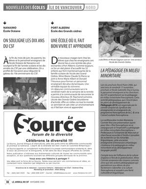   LE JOURNAL DU CSF, 2006   , page 18