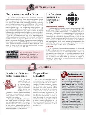   TRANSITION BULLETIN D'INFORMATION, 1997   , page 3