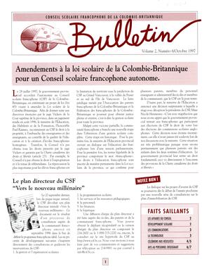   TRANSITION BULLETIN D'INFORMATION, 1997   , page 1