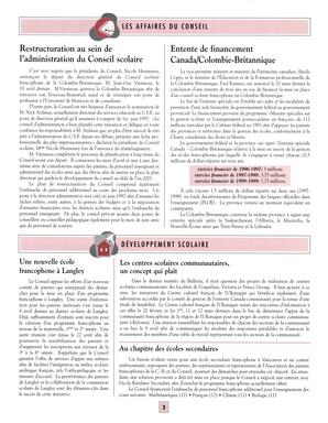   TRANSITION BULLETIN D'INFORMATION, 1997   , page 3