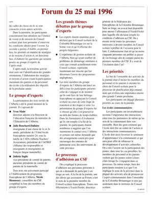   TRANSITION BULLETIN D'INFORMATION, 1996   , page 2