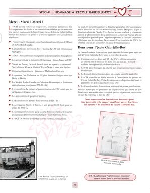   TRANSITION BULLETIN D'INFORMATION, 1999   , page 5