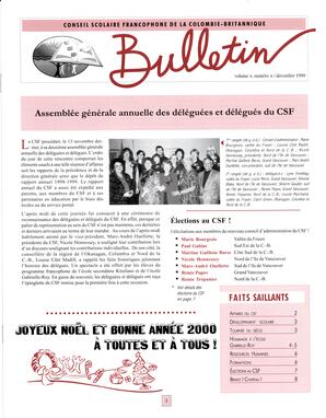   TRANSITION BULLETIN D'INFORMATION, 1999   , page 1