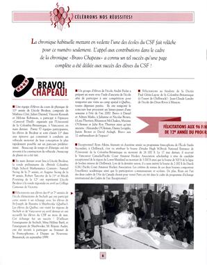   TRANSITION BULLETIN D'INFORMATION, 1999   , page 6