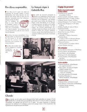   TRANSITION BULLETIN D'INFORMATION, 1999   , page 7