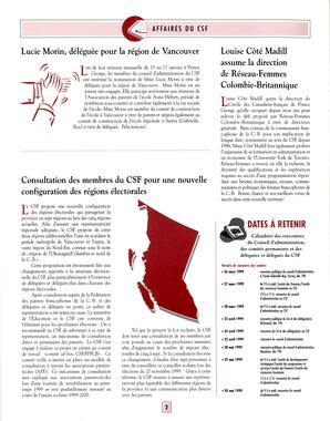   TRANSITION BULLETIN D'INFORMATION, 1999   , page 2