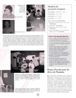   TRANSITION BULLETIN D'INFORMATION, 1998   , page 7