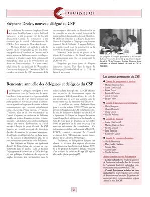   TRANSITION BULLETIN D'INFORMATION, 1998   , page 3