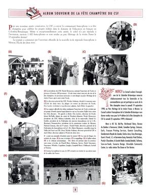   TRANSITION BULLETIN D'INFORMATION, 1998   , page 5