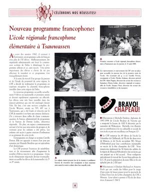   TRANSITION BULLETIN D'INFORMATION, 1998   , page 4