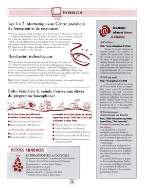   TRANSITION BULLETIN D'INFORMATION, 1998   , page 3