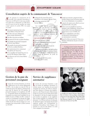   TRANSITION BULLETIN D'INFORMATION, 1998   , page 2