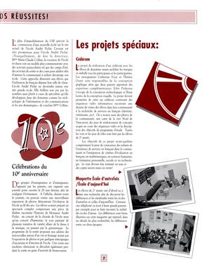   TRANSITION BULLETIN D'INFORMATION, 1998   , page 7