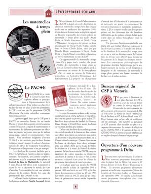   TRANSITION BULLETIN D'INFORMATION, 1998   , page 6