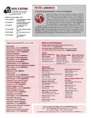   TRANSITION BULLETIN D'INFORMATION, 1997   , page 8
