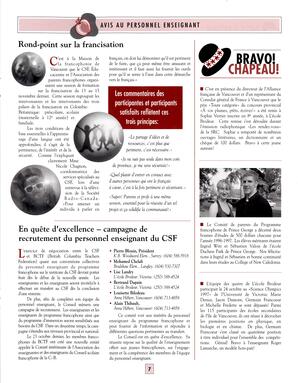   TRANSITION BULLETIN D'INFORMATION, 1997   , page 7