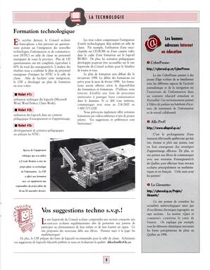   TRANSITION BULLETIN D'INFORMATION, 1997   , page 3