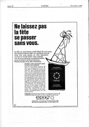   L'APPEL, LE MAGAZINE FRANCO-COLOMBIEN, 1966   , page 16