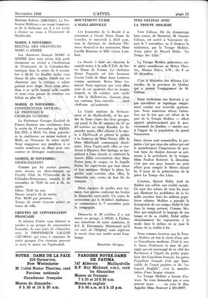   L'APPEL, LE MAGAZINE FRANCO-COLOMBIEN, 1966   , page 15