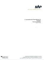 ÉTATS FINANCIERS - EN, 2006