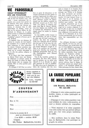   L'APPEL, LE MAGAZINE FRANCO-COLOMBIEN, 1966   , page 10