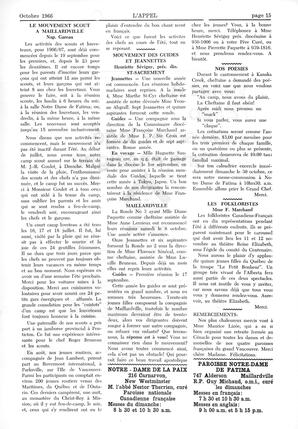   L'APPEL, LE MAGAZINE FRANCO-COLOMBIEN, 1966   , page 15