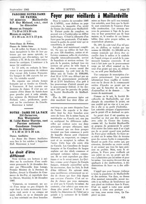   L'APPEL, LE MAGAZINE FRANCO-COLOMBIEN, 1966   , page 15