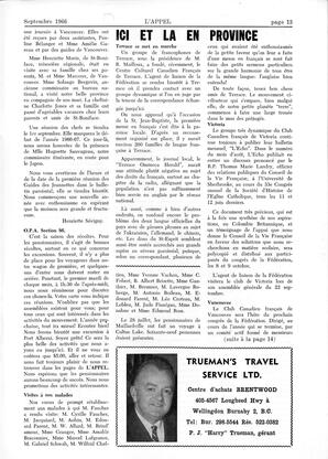   L'APPEL, LE MAGAZINE FRANCO-COLOMBIEN, 1966   , page 13