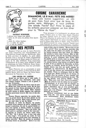   L'APPEL, LE MAGAZINE FRANCO-COLOMBIEN, 1966   , page 8