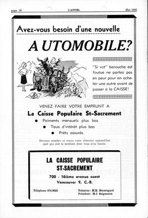   L'APPEL, LE MAGAZINE FRANCO-COLOMBIEN, 1966   , page 16