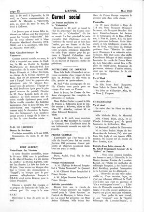   L'APPEL, LE MAGAZINE FRANCO-COLOMBIEN, 1966   , page 12