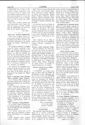   L'APPEL, LE MAGAZINE FRANCO-COLOMBIEN, 1966   , page 12