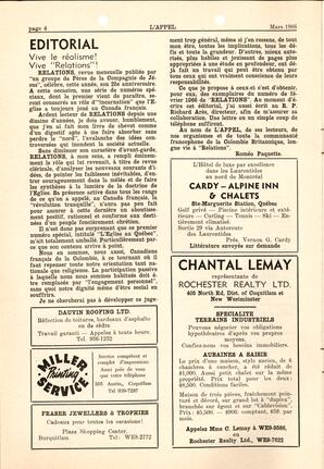   L'APPEL, LE MAGAZINE FRANCO-COLOMBIEN, 1966   , page 4