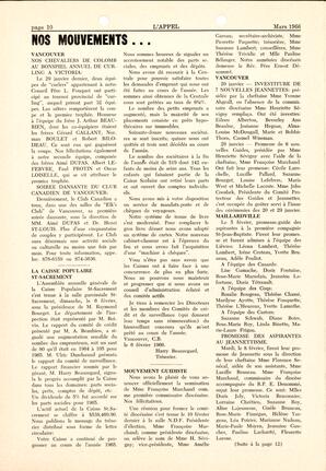   L'APPEL, LE MAGAZINE FRANCO-COLOMBIEN, 1966   , page 10