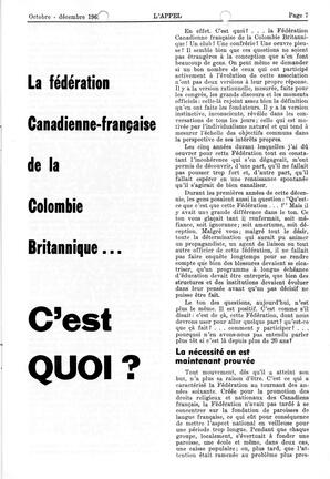   L'APPEL, LE MAGAZINE FRANCO-COLOMBIEN, 1968   , page 7