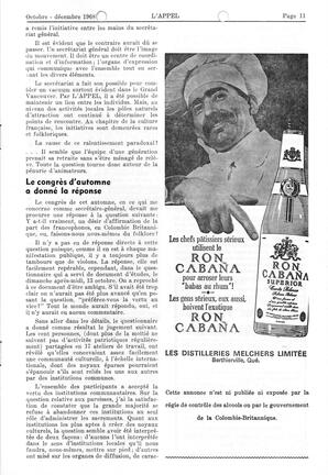   L'APPEL, LE MAGAZINE FRANCO-COLOMBIEN, 1968   , page 11
