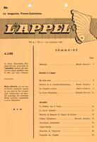 L'APPEL, LE MAGAZINE FRANCO-COLOMBIEN, 1968