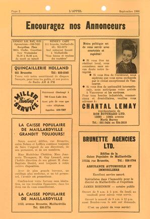   L'APPEL, LE MAGAZINE FRANCO-COLOMBIEN, 1968   , page 2