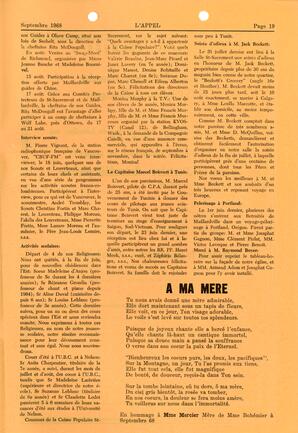  L'APPEL, LE MAGAZINE FRANCO-COLOMBIEN, 1968   , page 17