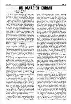   L'APPEL, LE MAGAZINE FRANCO-COLOMBIEN, 1968   , page 9