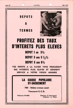   L'APPEL, LE MAGAZINE FRANCO-COLOMBIEN, 1968   , page 16