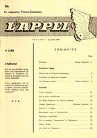 L'APPEL, LE MAGAZINE FRANCO-COLOMBIEN, 1968