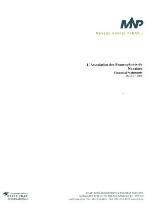   ÉTATS FINANCIERS - EN, 2005   , page 2