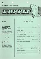 L'APPEL, LE MAGAZINE FRANCO-COLOMBIEN, 1968