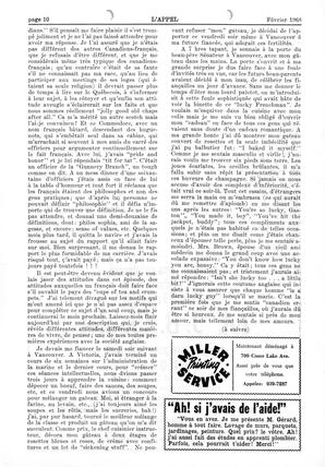   L'APPEL, LE MAGAZINE FRANCO-COLOMBIEN, 1968   , page 10
