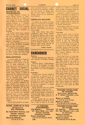  L'APPEL, LE MAGAZINE FRANCO-COLOMBIEN, 1968   , page 19