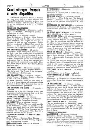   L'APPEL, LE MAGAZINE FRANCO-COLOMBIEN, 1968   , page 16