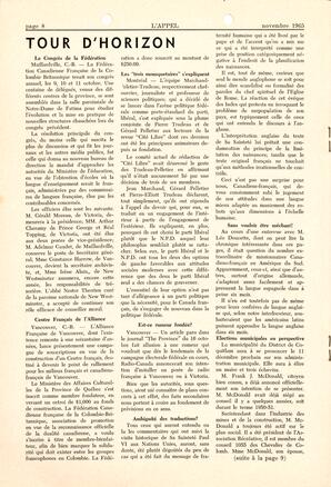   L'APPEL, LE MAGAZINE FRANCO-COLOMBIEN, 1965   , page 8