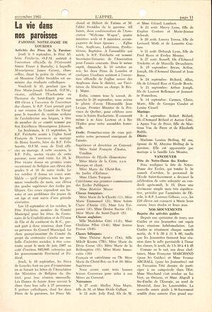   L'APPEL, LE MAGAZINE FRANCO-COLOMBIEN, 1965   , page 11